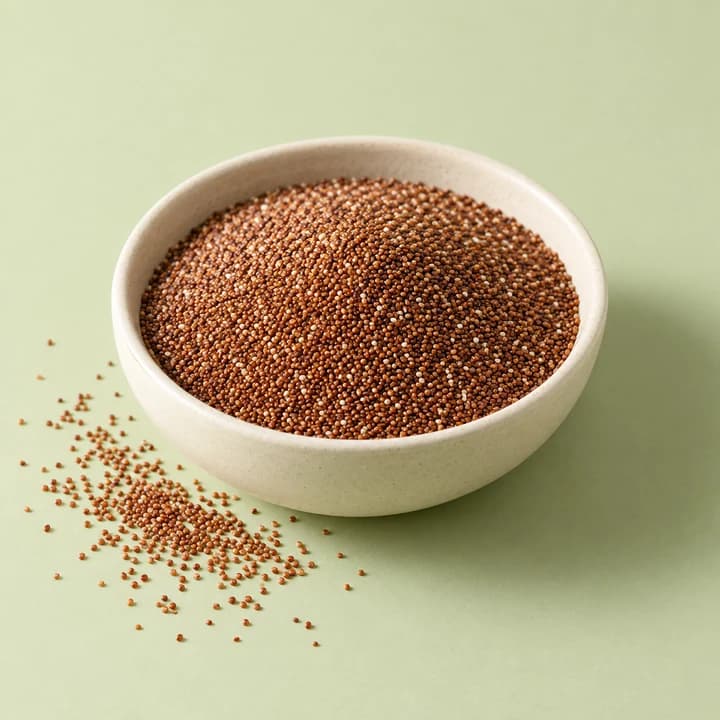 Teff in einer Keramikschale als Symbolbild
